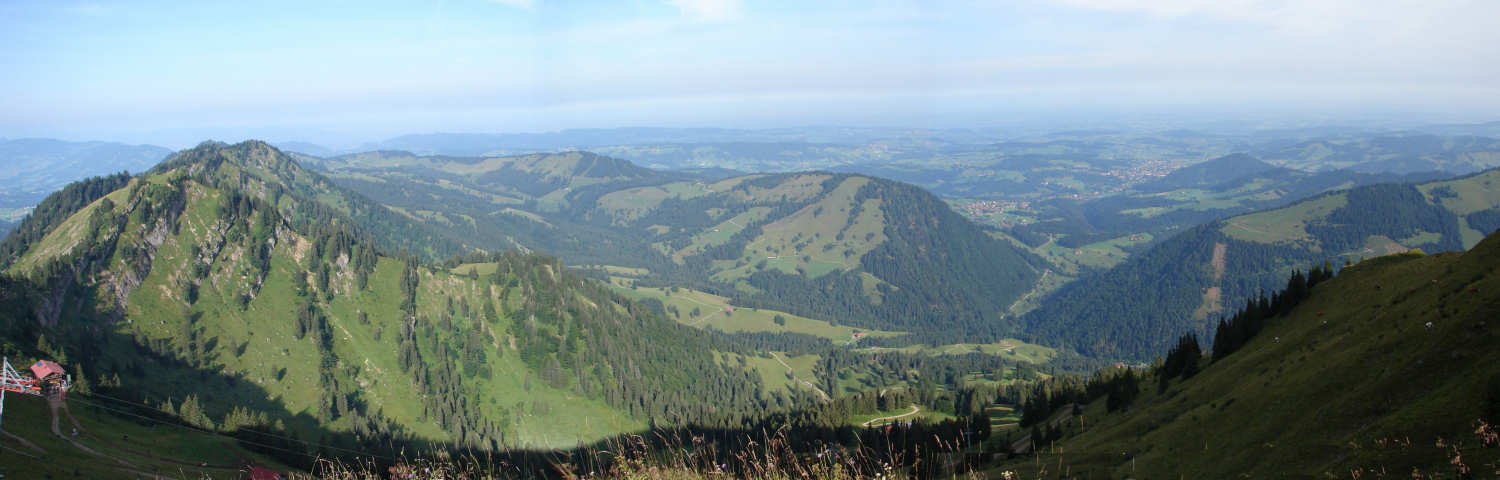 Panoramablick vom Hochgrat