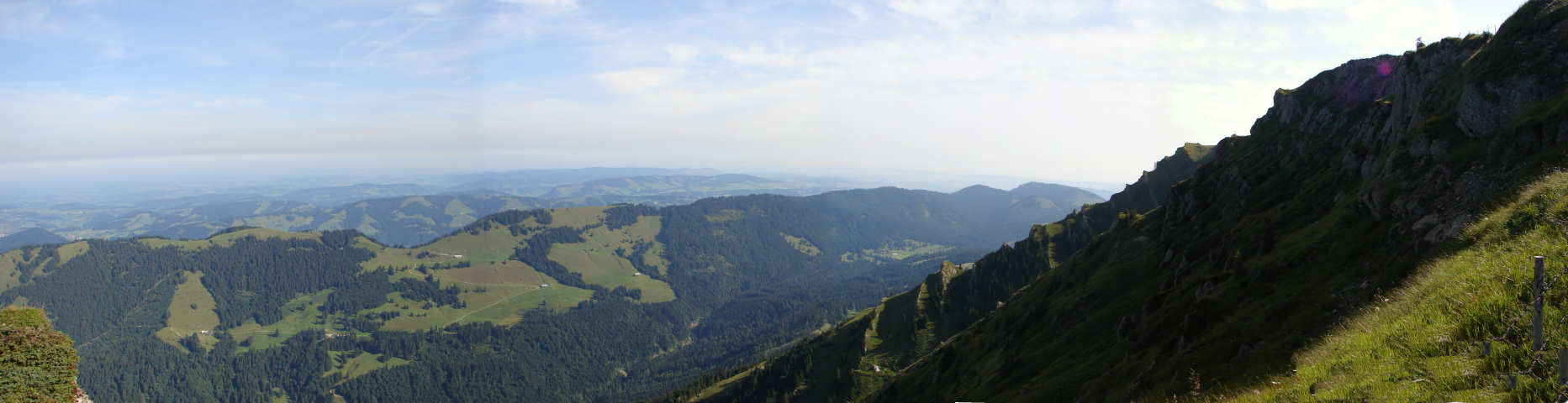 Panoramablick vom Hochgrat